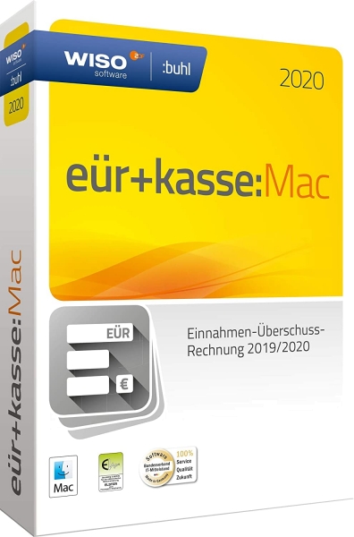 WISO EÜR + Kasse:MAC 2020, pour les exercices financiers 2019/2020, Télécharger