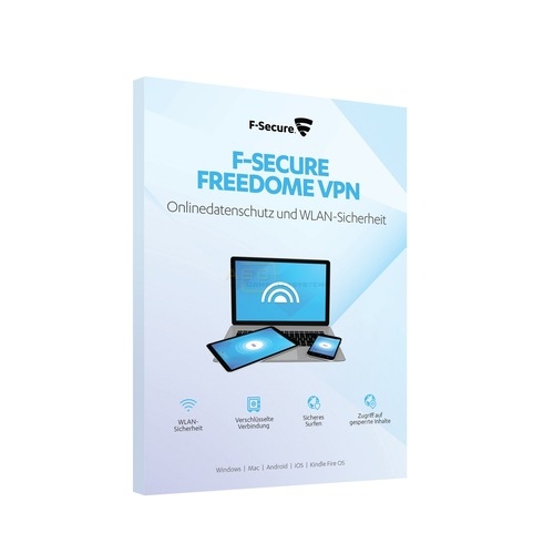 F-Secure Freedome VPN 2020, 1 an, Multi Device/ Mobile, Multilanguage Windows 3 Appareils