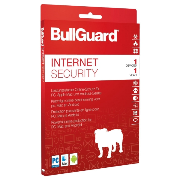 BullGuard Internet Security 2020 version complète, 1 Année