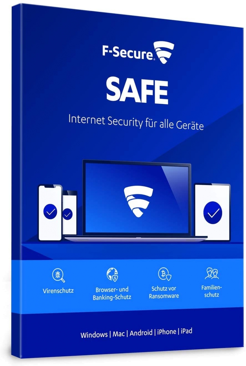 F-Secure Safe Internet Security 2021 1 unité / 1 an